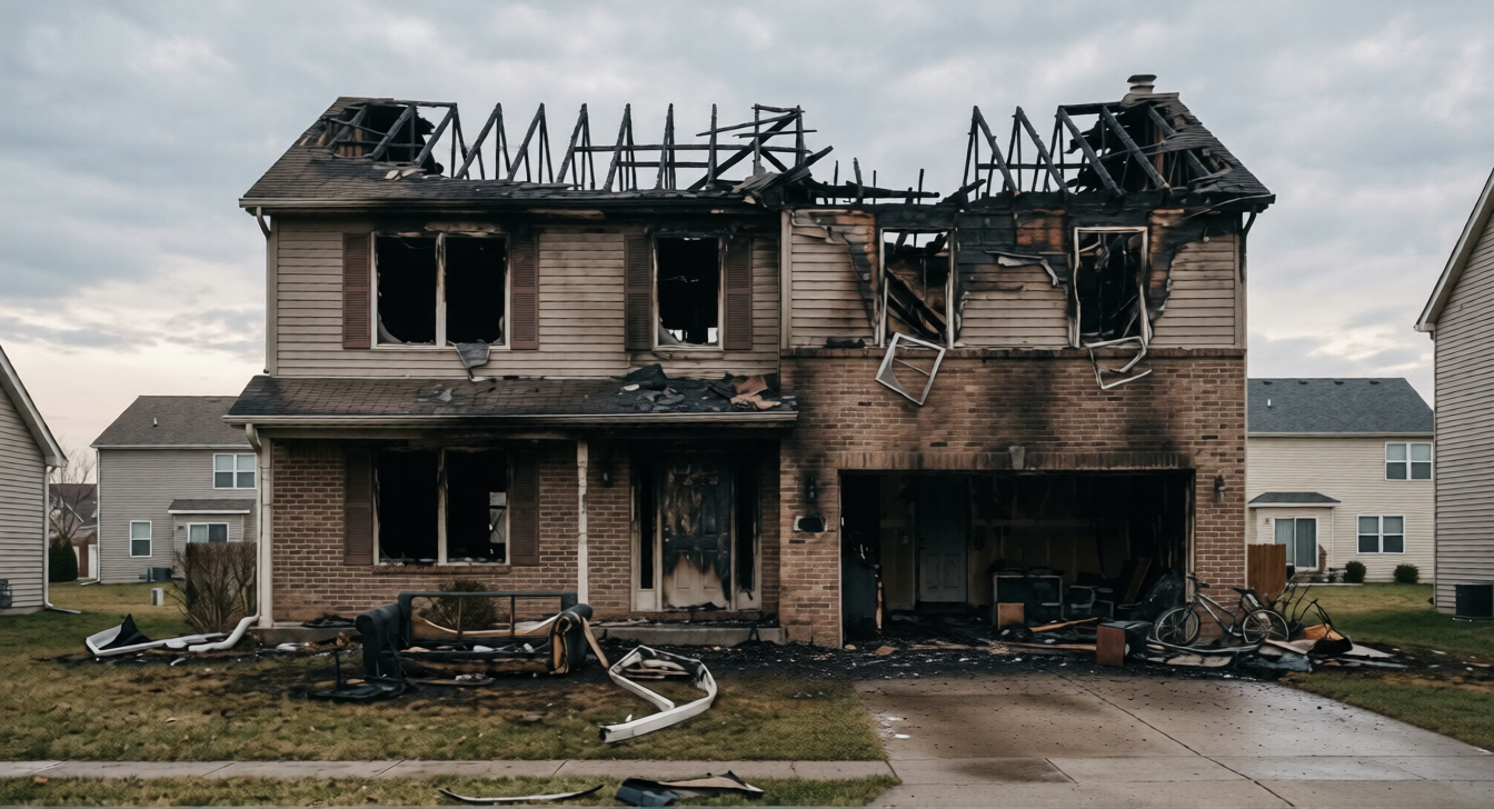 Fire Damage Before